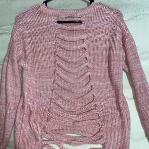 open back sweater💗